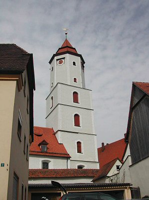 die Kirche von Pommelsbrunn